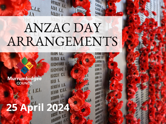ANZAC Day Arrangements 2024