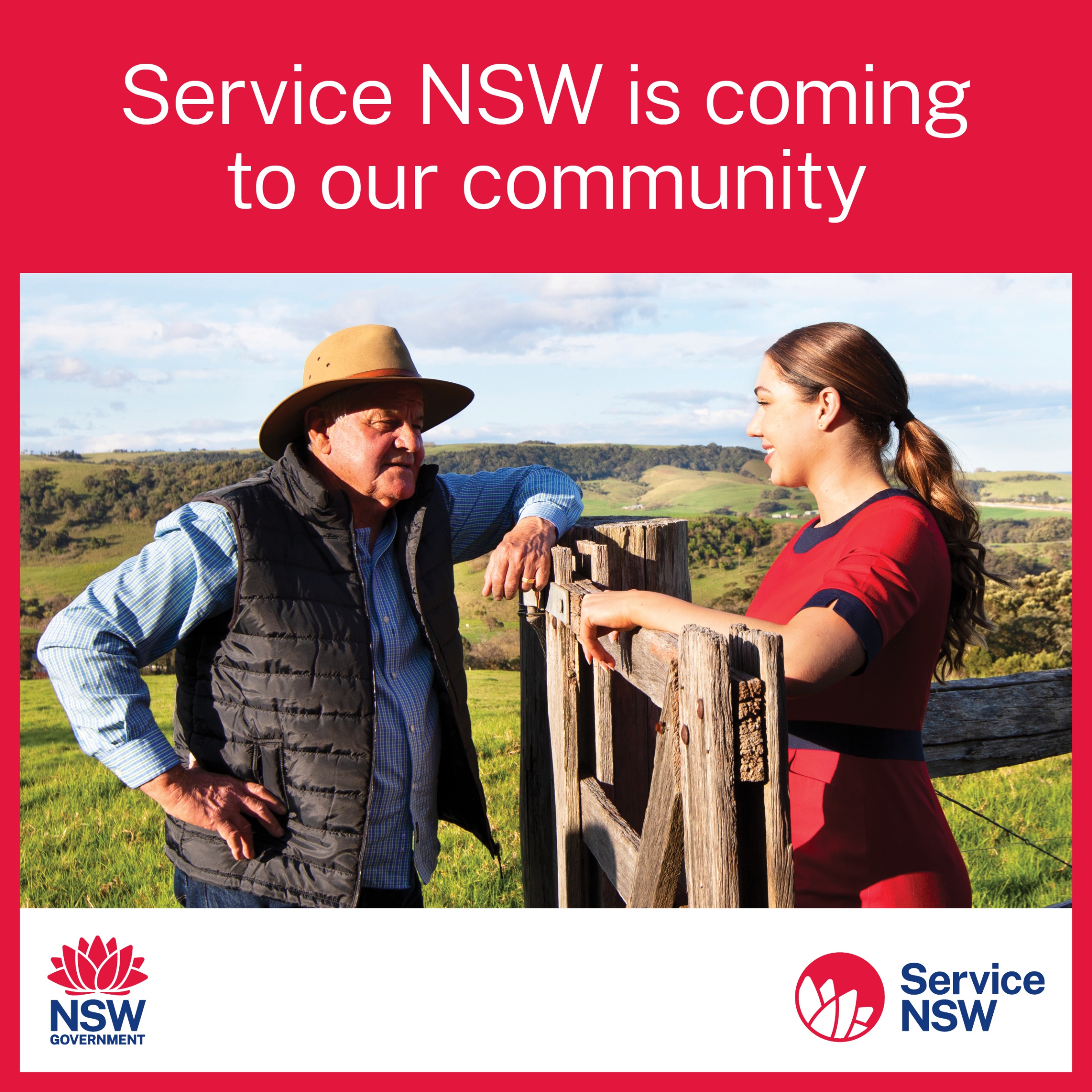 Service NSW-  Coleambally Visit