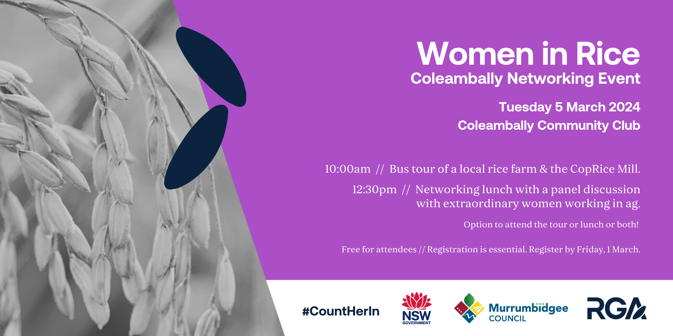 Women in Rice Coleambally Networking Event