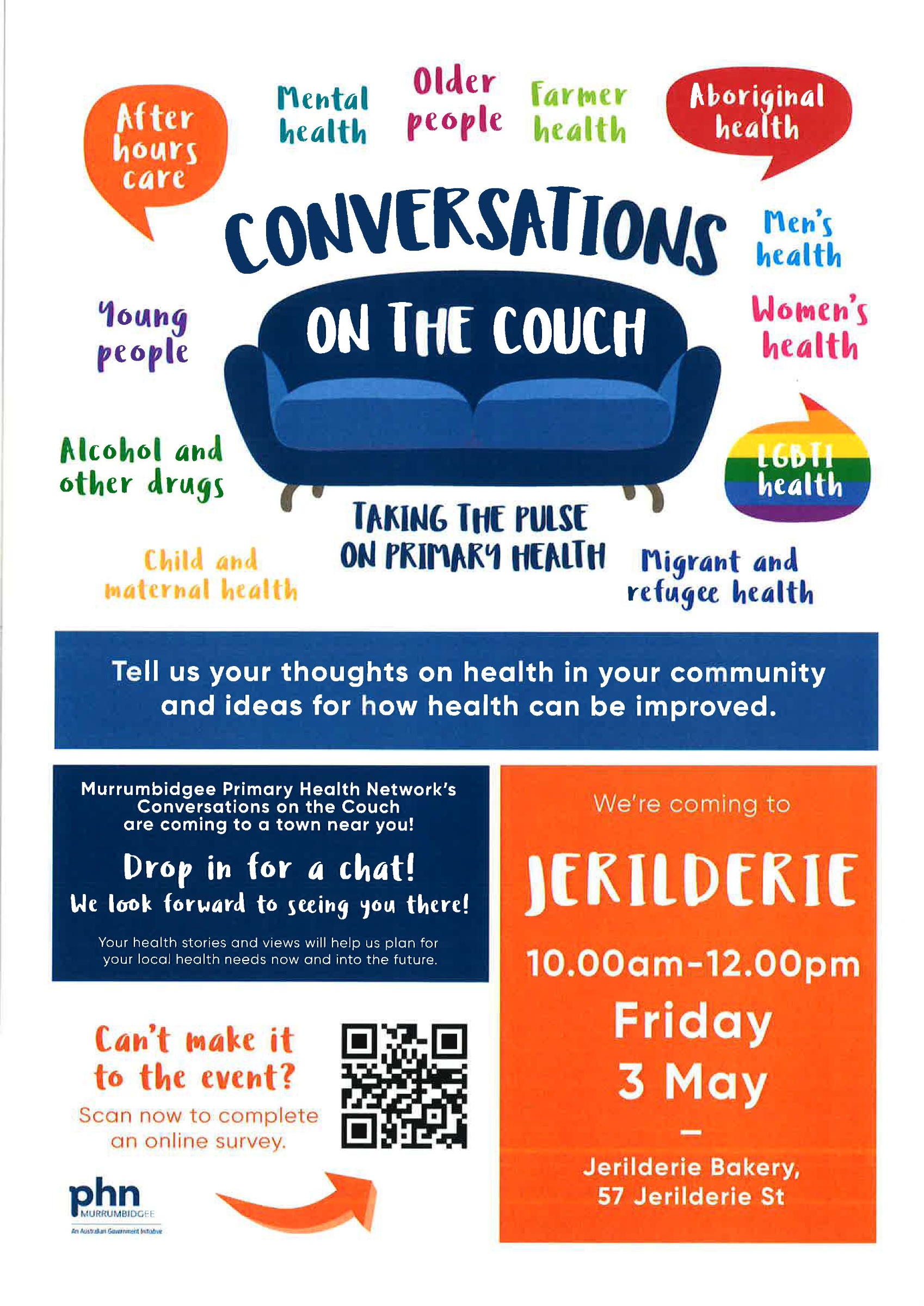 Conversations on the Couch - Jerilderie
