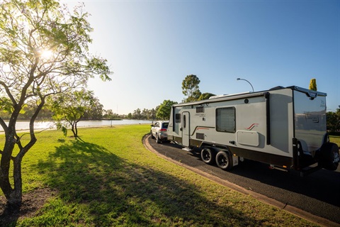 Caravan at Brew Park