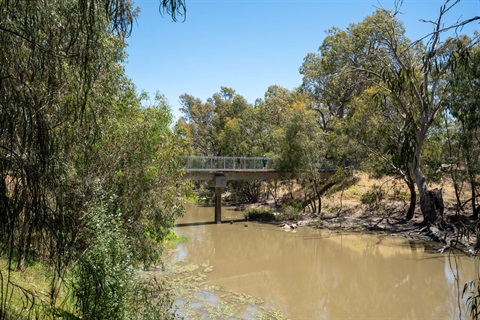 Footbridge over Billabong Creek